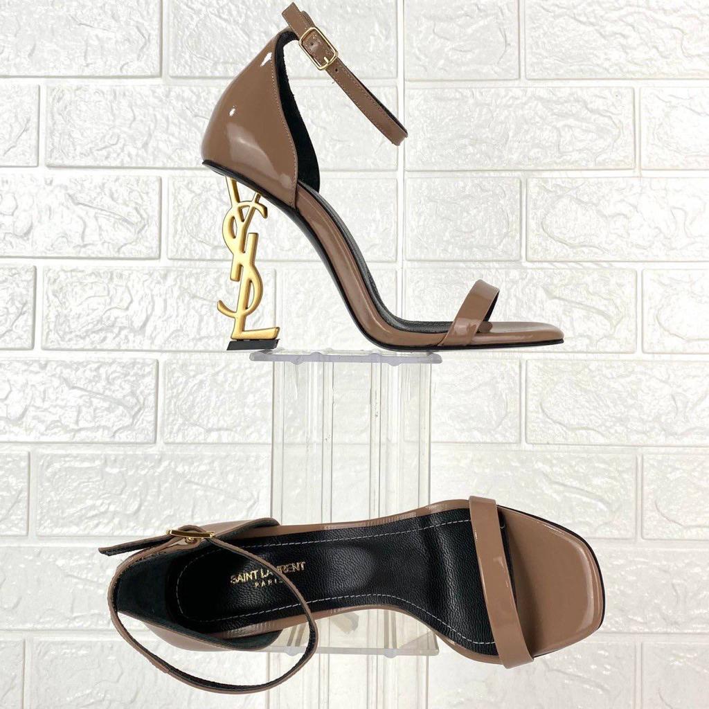 Yves Saint Laurent Opyum Pumps Genuine Leather Women's Sandals