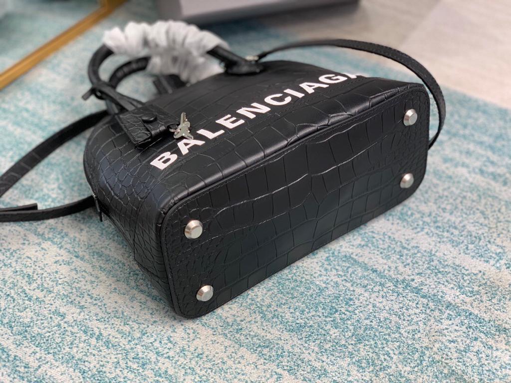 Balenciaga Hourglass Small Handbag Box Black | The Volte