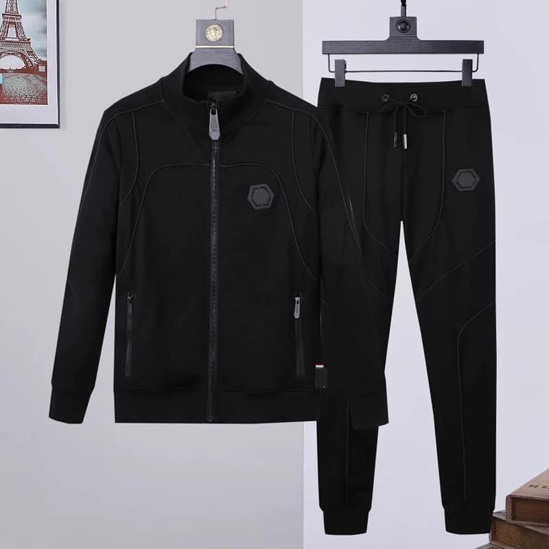 Men Tracksuit Casual New Male Jackets Ands Pants Two Piece Sets Hip Hop Streetwear Sports Suit