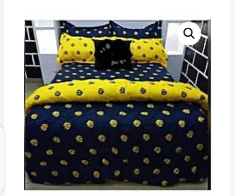 BB Normal cotton bedsheet with 4 pillow cases