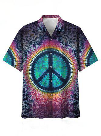 Quality New Printed Men's Short Sleeve Shirt