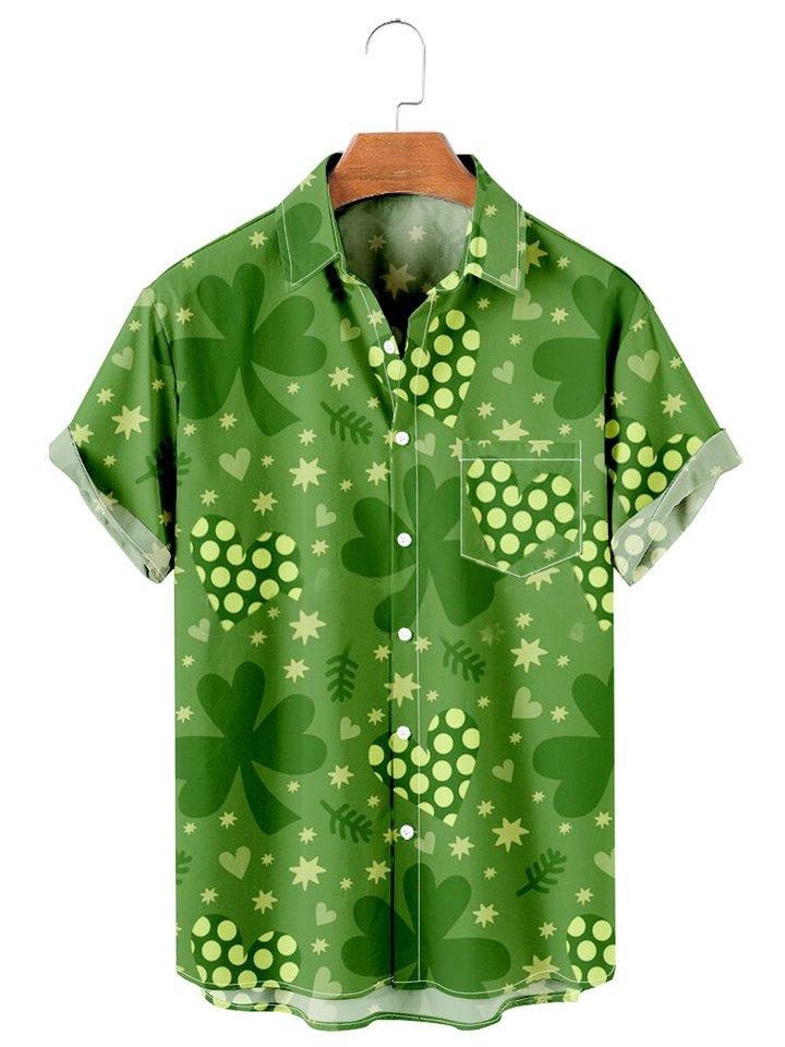 Quality printed Men's Summer Short Sleeve Shirt