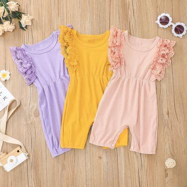 Baby pit strip romper romper baby sleeveless boxer jumpsuit wholesale