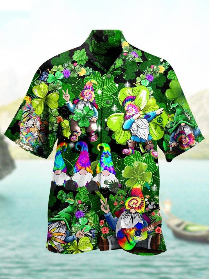 Flower Design Summer Short Sleeve Men's Shirt