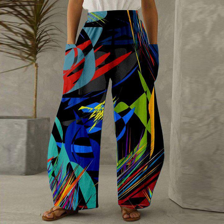 New Printed Casual Palazzo Pant Trouser