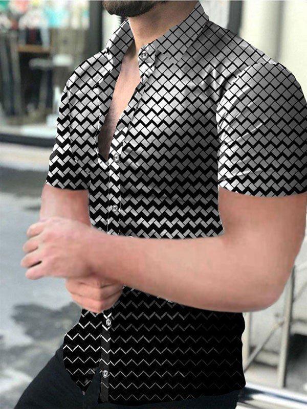 Quality Designer Men's Short Sleeve Shirt