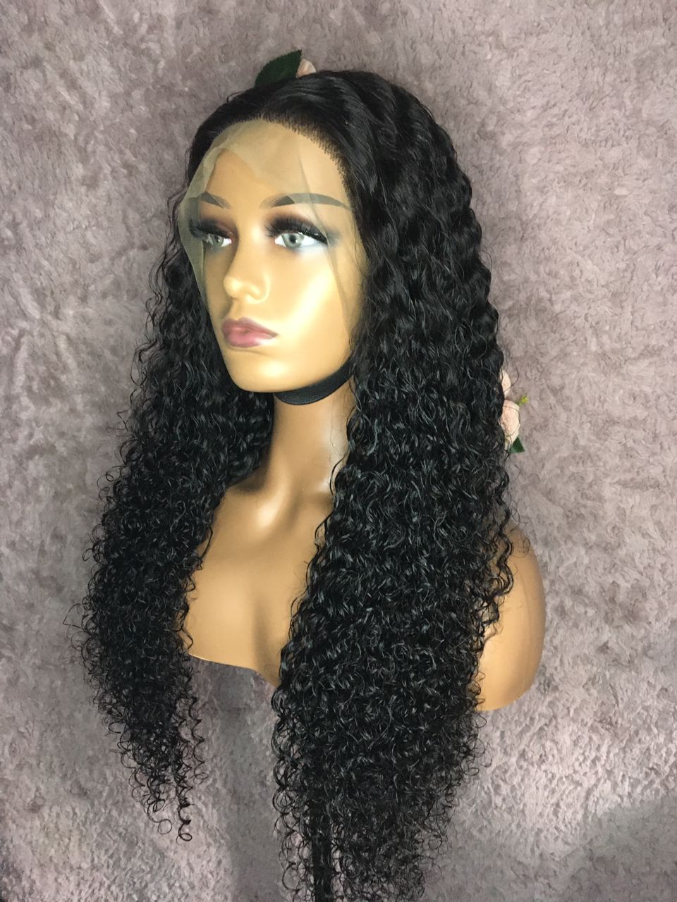 24 INCHES DEEP CURLY WATER WAVE HAIR + FRONTAL