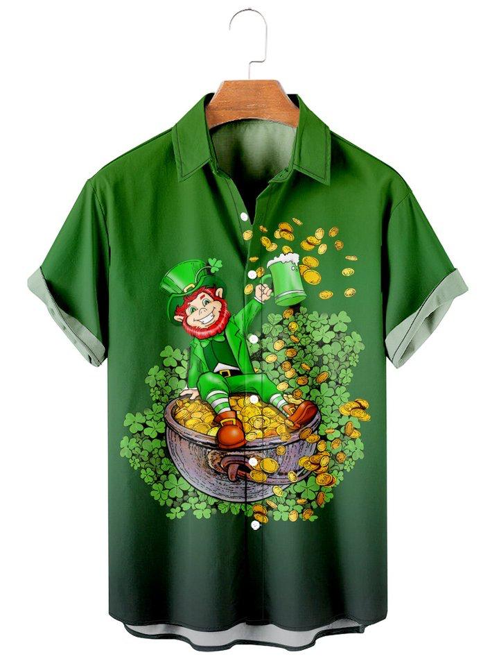 New Quality Men's printed Short Sleeve Shirt