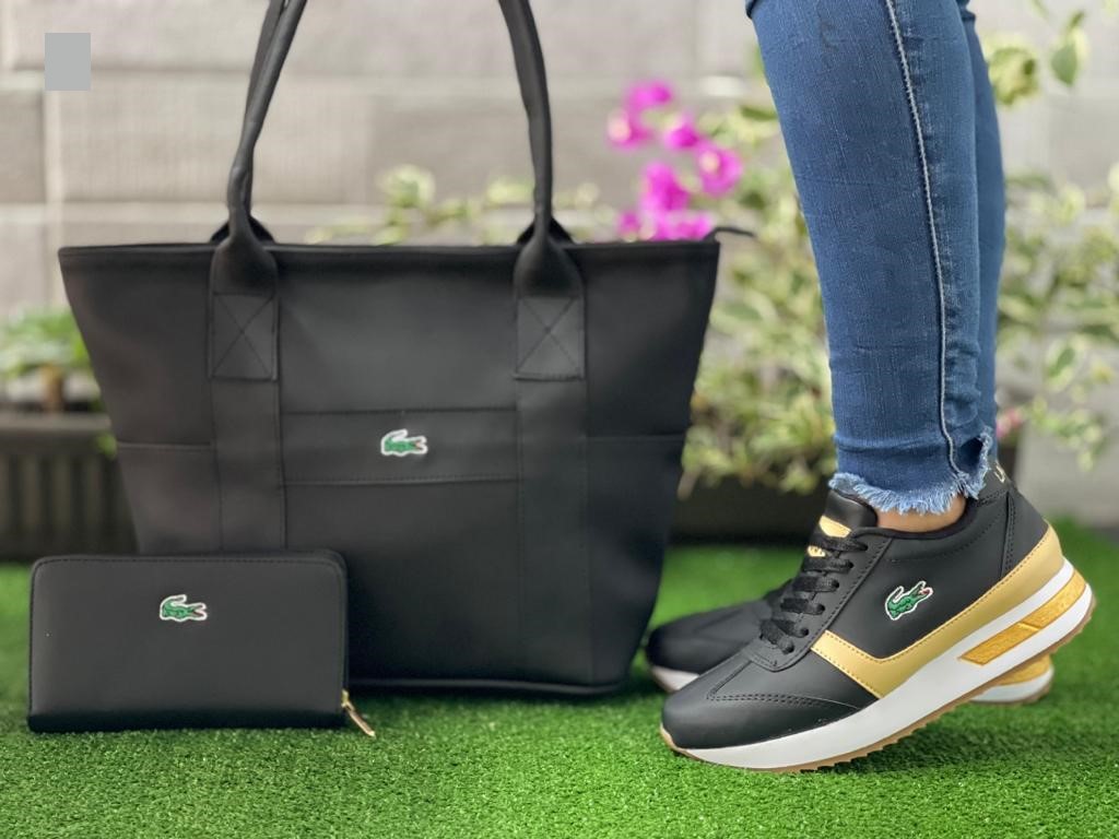 Ladies Lacoste 3 Piece Fashion Set