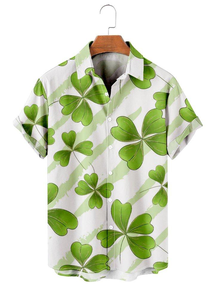Summer Printed Men's Short Sleeve Shirt