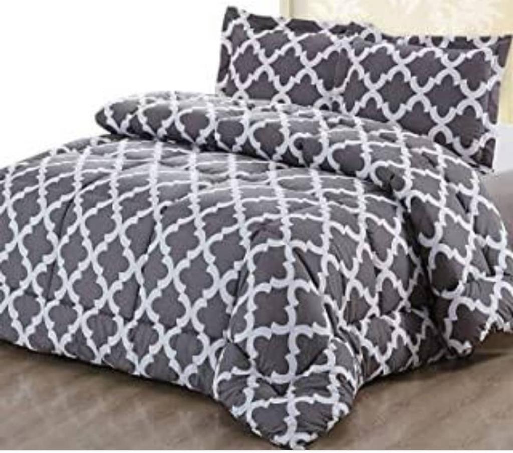 BB Normal cotton designed bedsheet with 4 pillow cases