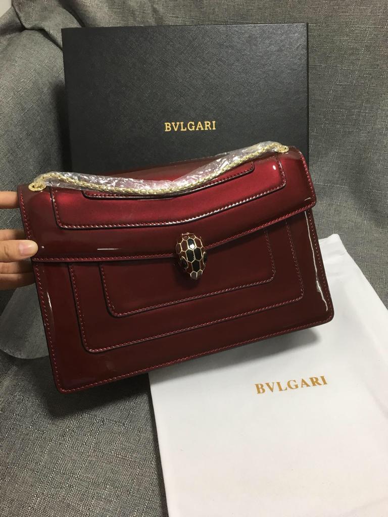 BVLGARI Leather Ladies Shoulder Bag