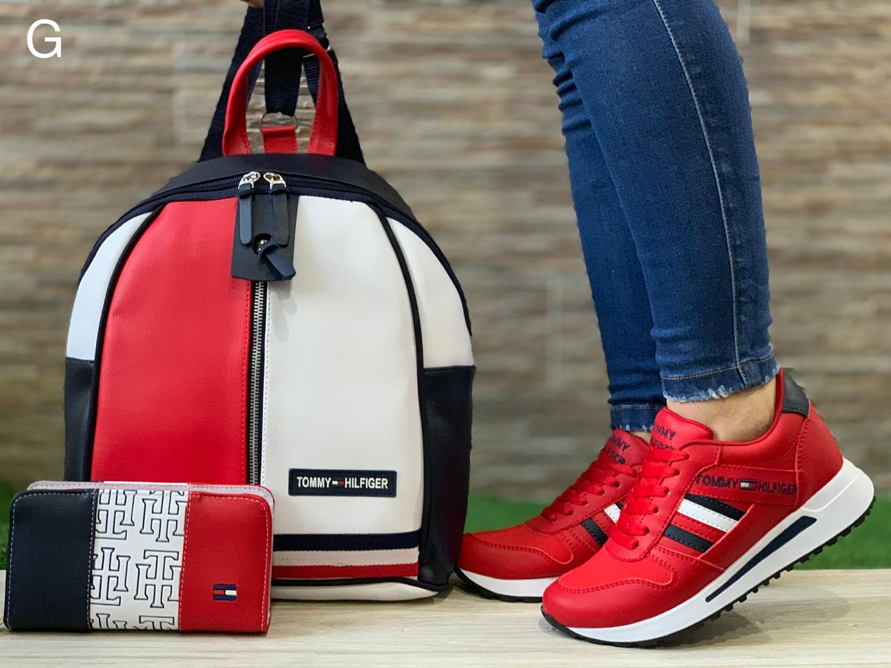 New Fashion Tommy Hilfiger Ladies Bags and Shoe-Sets