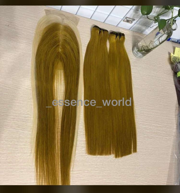ORIGINAL HUMAN BONE STRAIGHT COLOR HAIR