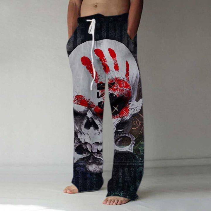 Printed Summer Casual Men's Pant Trouser