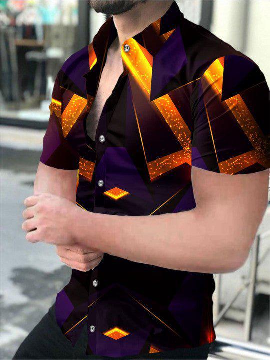 New Designer High Quality Summer Short Sleeve Men's Shirt