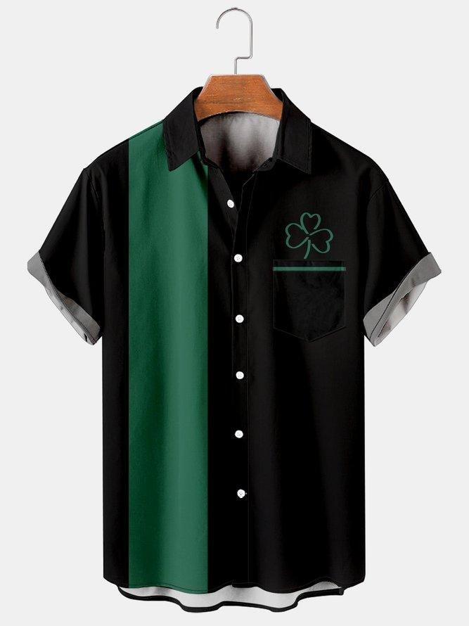 Design Casual Short Sleeve Men's Shirt