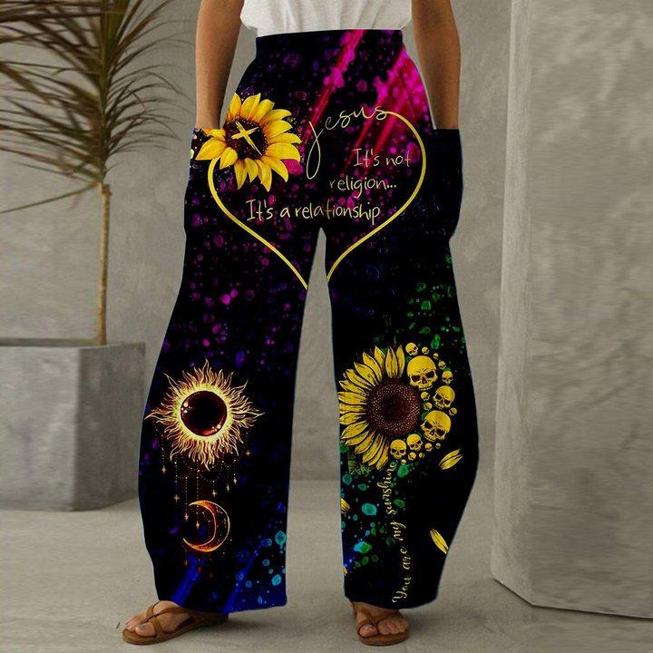 New Design Ankara Ladies Palazzo Pant Trouser