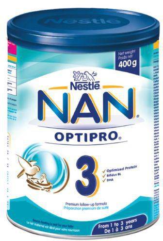 New NAN 3 BL DHA Probio LEB027A-2 12x400g