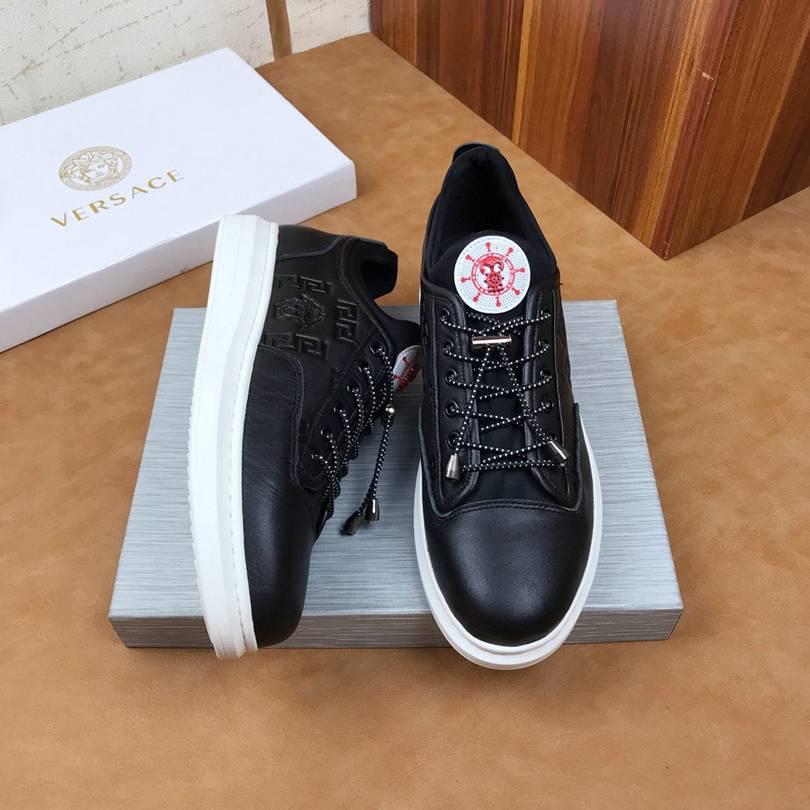 Solid color Versace casual shoes for men