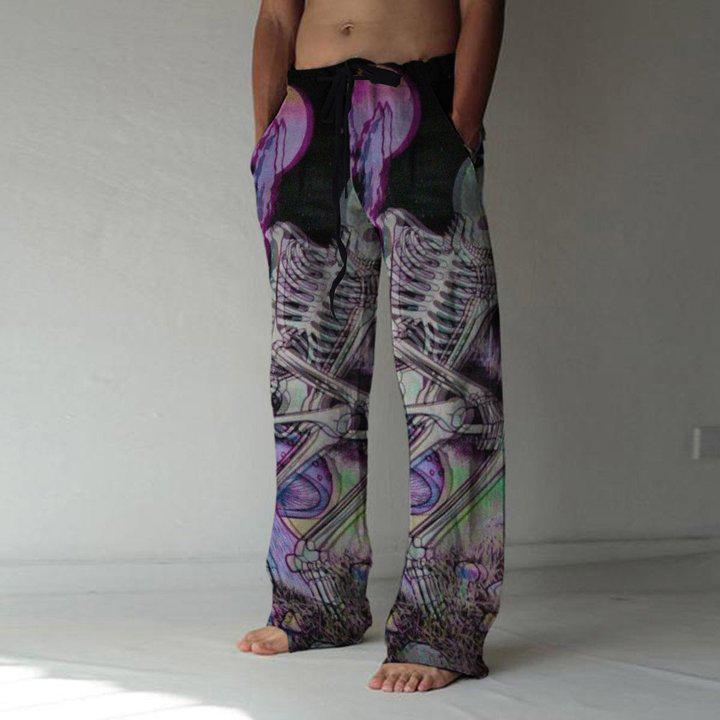 Lace-Up Men's Summer Pant Trouser