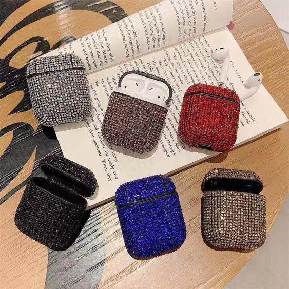 Suitable For Airpods 1 Rhinestone Protective Case Diamond Anti-fall Protective