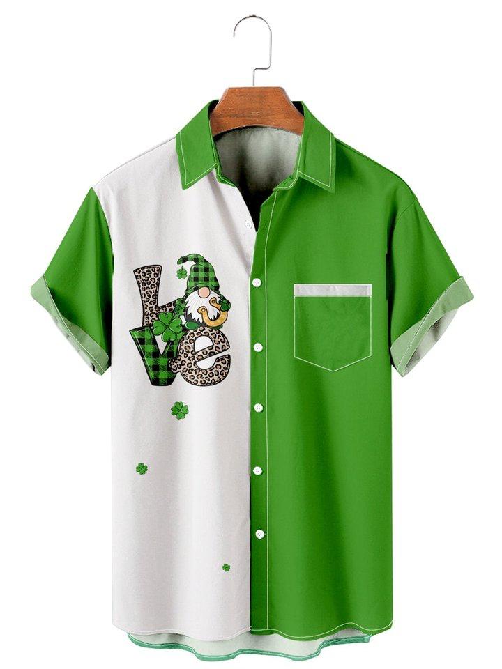 Men's Classy Printed Casual Short Sleeve Shirt