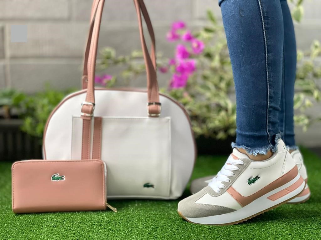 Ladies Lacoste 3 Piece Fashion Set