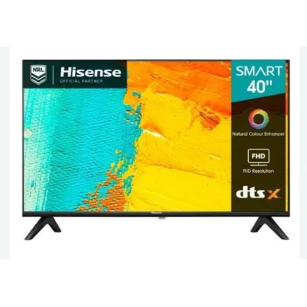 Hisense 40" A4G LED FULL HD TV,2 HDMI, 2 USB DIVX,1 AV  ,Black, Smart , WI FI,Free Bracket