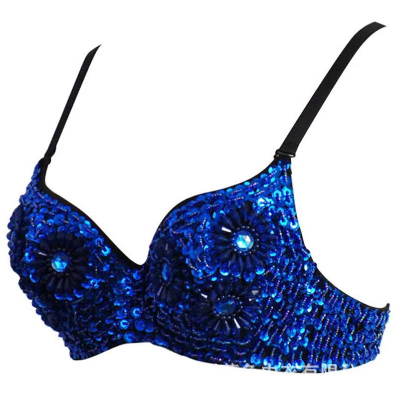 SEXY BEADED HANDMADE PUSH-UP LADY PADDED BRA