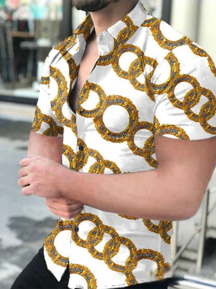 Men's Summer Casual Short Sleeve Shirt